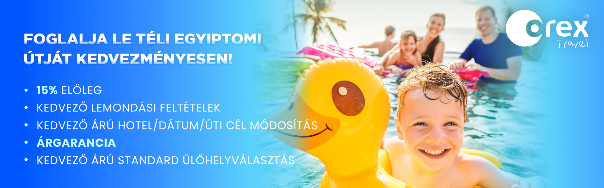 Egyiptomi téli előfoglalás